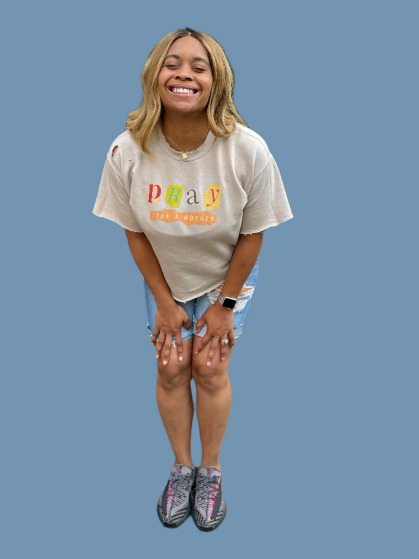 Pray Like a Mother Crafty Crewneck